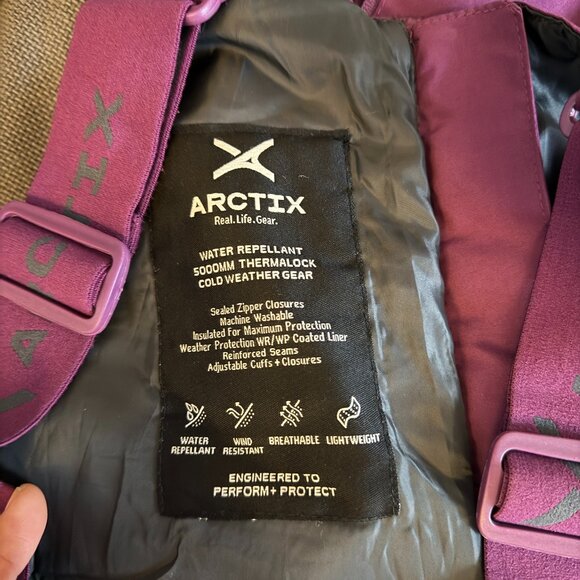 Arctix - Women's Essential Insulated Bib Overalls - S / 31L - Picture 2 of 2
